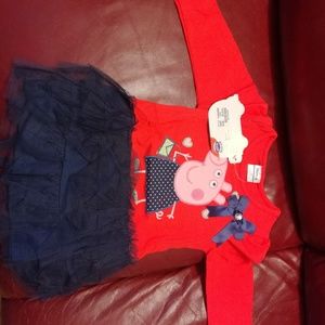 New Peppa pig baby girl cartoon skirt 2-3 years